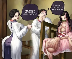 [aixxner] Miss Tamayo & Futa Nezuko (Demon slayer)