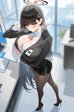 Tsukatsuki Rio / 调月莉音 (Blue Archive) (145p) / miyabi ai generated