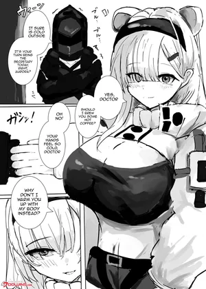 [Sunaneko] Aurora-chan to Karada Attame Ecchi o Suru Ohanashi / Story About Doing Lewd Things With Aurora As She Warms My Body (Arknights) [English] {Doujins.com}