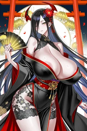 [DZMM绘图测试] 碧蓝航线-腓特烈大帝 和服[AI Generated]