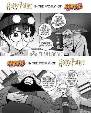[rienia] naruto x harry potah (Naruto, Harry Potter)
