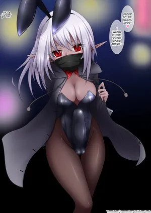 [MYU] Kawamono Dark Elf No Futanari Bunny Ni Kanyuu Sareru | Skinsuit: Solicitation From A Dark-Elf Futanari Bunny [English] [Caffeine Snek]