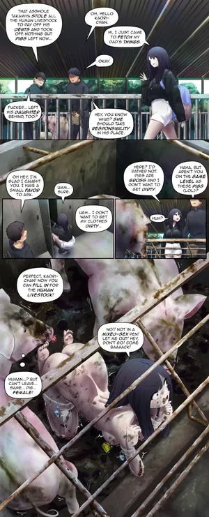 A daughter who came to her parents' workplace for a small errand