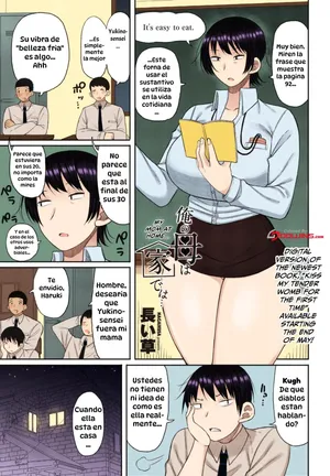 [Nagaikusa] Ore no Haha wa Uchi de wa...｜Mi Madre, en Casa... (COMIC Penguin Club 2023-07) [Spanish] [Hta scan] [Colorized] [Decensored] [Digital]