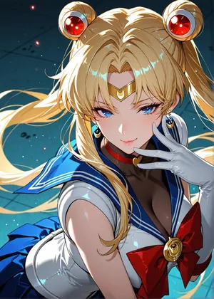 Sailor Moon cartoon parody 3d [AI Generated]