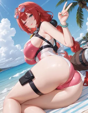 Ukinami Yuzuha, 浮波柚叶, pixiv [AI Generated].