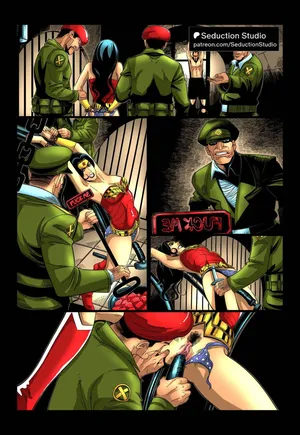 Wonder Woman in trouble.