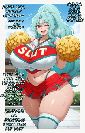 TSUKIMICHI - Tomoe~ (Cheerleader~ XL TEXT-COMIC!). Daidoujipv ai generated