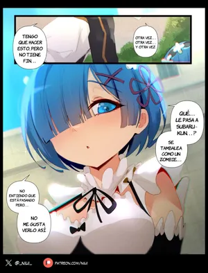[Niui] Terapia Después del Anochecer - Rem x Subaru (Re׃Zero kara Hajimeru Isekai Seikatsu) [Spanish] [JFairy Traslate]
