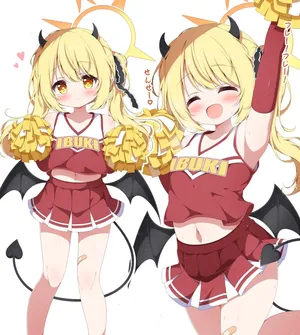 [G4ku] チア衣装イブキえっち差分 (ブルーアーカイブ)