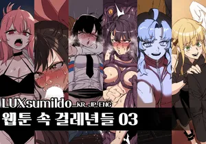 [LUXsumildo] 웹툰 속 걸레년들03 표지