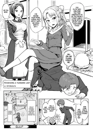 [Hyoui Lover (Ritorasuta)] Possessing a Tsundere Lady (Hyoui Catalog Vol. 2 ~Onna no Karada o Nottorimakuru Anthology~) [English] [GTF]