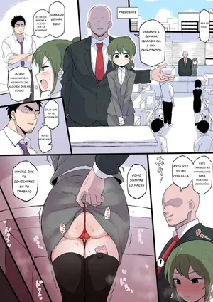 [Doushia (Terasu MC)] Shachou no Aijin ni Sarete shimatta Kouhai no Hanashi｜La Historia de cómo mi Kouhai se Convirtió en la Amante del Presidente (Senpai ga Uzai Kouhai no Hanashi) [Spanish] [Spanish] [los no traducidos]