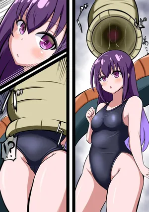 [白乃魔シロ] 見覚えのある尻尾に丸呑み吸収されちゃう笛千さん