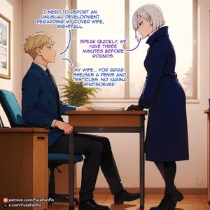 [Part 1] Mrs. Forger's Little Secret - Yor And Fiona - Futanari - [AI Generated]