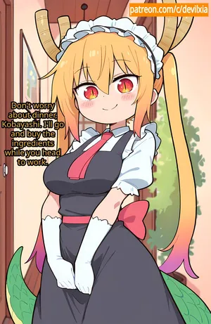 【Comic】 Tohru and the Dinner