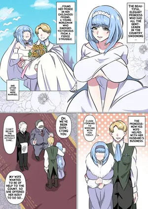 [Manzoku Suru Doumei (Takibuta Kyousuke)] The Married Princess's Large-Clit Door-to-Door Sales [English] (Edited AI Translation)