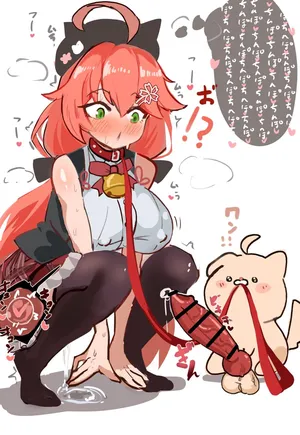 [フミトンカツ] みこちといぬち (ホロライブ)