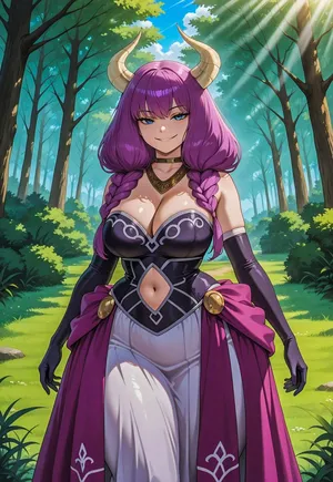 Aura the guillotine  messingwithai ai generated