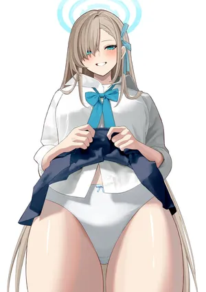 [涼] スカートたくし上げアスナ (ブルーアーカイブ)