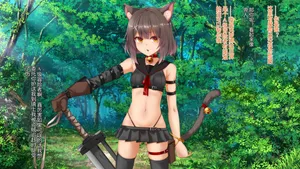 (同人CG集) [ふうりん亭 (冬蟲夏草)] 冒険者クロナちゃんが盗賊に敗北してペットになる話