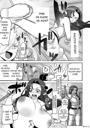 [Ichino Milk] Mata Kyonyuu ni Sarete Shimatta Daa-san no Manga [Portugues]