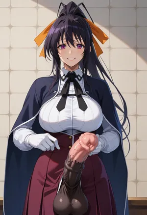 Akeno Himejima | High School DxD | Horsecock futa fourt2 ai generated