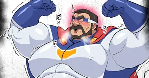 Crabi crotch muscle posing ejaculation common sense ○ veteran old man hero who receives change (Pixiv Fanbox)