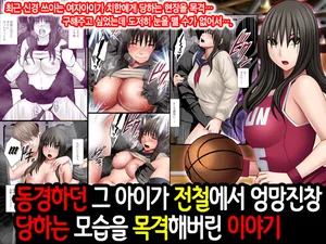 [Crimson] Akogare no Anoko ga Densya de Mechakucha Yarareterutokoro wo Mokugekishita Hanashi | 동경하던 그 아이가 전철에서 엉망진창 당하는 모습을 목격해버린 이야기 [Korean] [팀 노고치] [Digital]