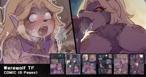 [Mokushi] 👸🐺 Princess => Werewolf TF (6P)
