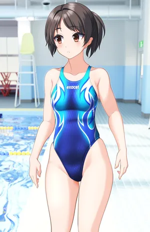 [たかふみ] もちもち競泳娘