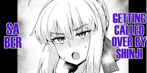 [Ankoman] Saber, Taiiku Souko de... +  Artoria, Botebara Bloomer de Shinji to… | Saber, Getting Called Over by Shinji + Pregnant Artoria, in Bloomers with Shinji... (Fate/Stay Night) [DeppoTL] [English]