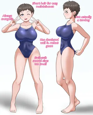 [Kariobana] In the shower with a busty schoolgirl