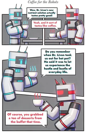 Coffee the for Robots [Comic]
