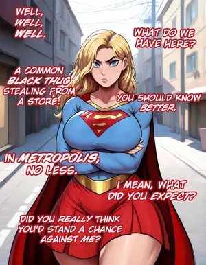 [CaptionAnon (/bwg/)] Supergirl [AI Generated]