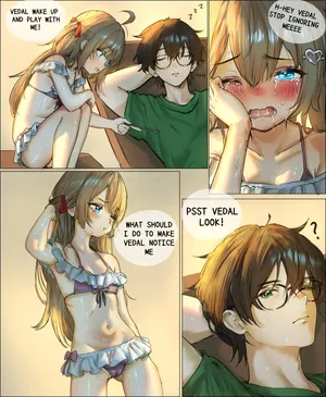 [PBorzoi] Swimsuit Neuro Short Comic