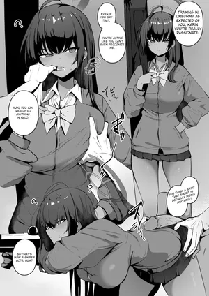 DECENSORED [Wakuwaku Kitchen] Fuyu no Hon Sono 1 Karin (Blue Archive)