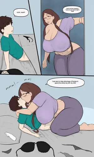 [Hannya san] Mom son [DL Color] (Colorized)