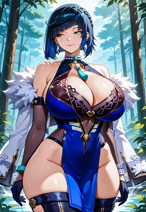 Churled Yelan messingwithai ai generated