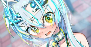 [hikigaeru] 【Skeb絵】馬之助ちゃん野外クリリード・差分