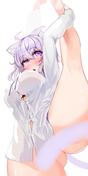 [カジマコト] 猫●お●ゆ I字バランス (ホロライブ)