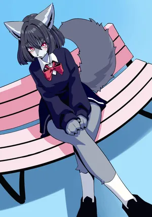 [UnoUsaya (Uno Usaya)] Gray Dog Girl