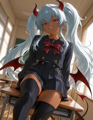 褐色#182 グリムアロエ grim aloe nsfw  褐色生活_DSL ai generated