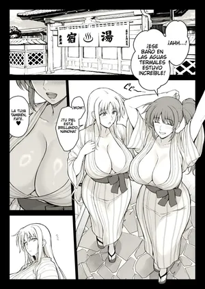 Ecchi na Onee-san-tachi ni Onsenyado de Hokakusareta Ken - español