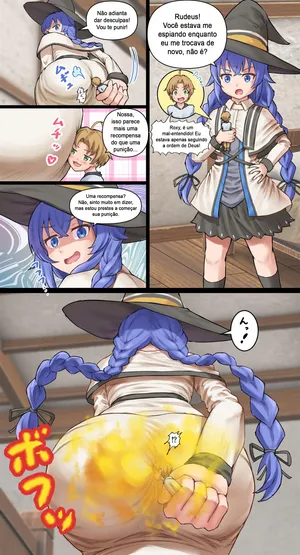 [Bunchi] Size-Difference Punishment by Roxy [PT-BR]