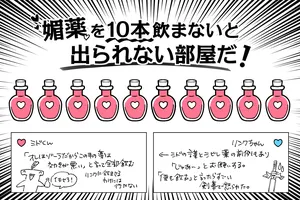 [Ttanuu.] Biyaku o 10-pon Nomanai to Derarenai Heya da! (The Legend of Zelda: Breath of the Wild)