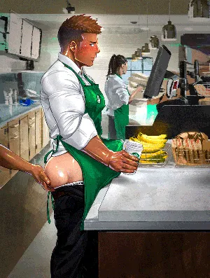 [Artistic Jinsky] Cafe waiter(GIF pack)