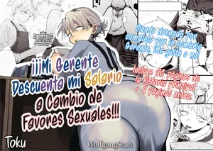 [Denki Neko (Toku)] Tenchou ga Ecchi na Koto to Hikikae ni Kyuryou o Kezuri ni Kuru!! | ¡¡¡Mi Gerente Descuenta mi Salario a Cambio de Favores Sexuales!!! [Spanish] [WOLFGANGSCAN]