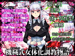 [Tsutakazura Mau Mau (Zassyu 2-gou)] Kikaishiki Nyotaika Choukyou Monogatari / Mechanical Feminization And Indoctrination Story [English] {Doujins.com}