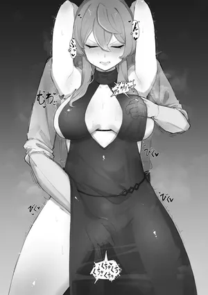 [さくさくノンフライ] ドレスアコに手マン乳首責め (ブルーアーカイブ)